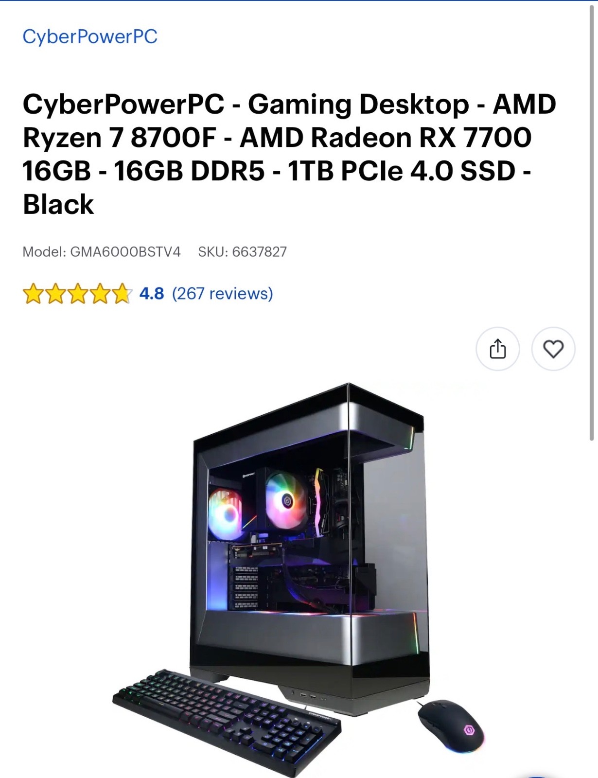 gaming pc desktop