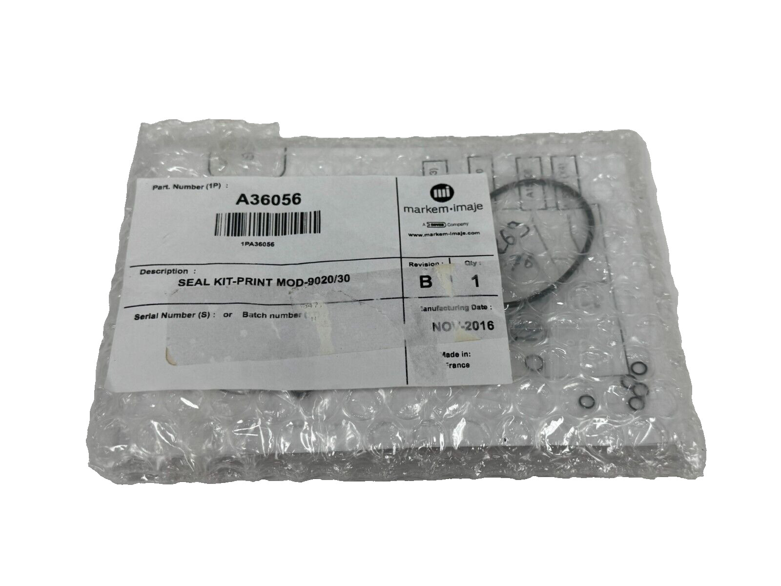NEW MARKEM-IMAJE A36056 SEAL KIT PRINT MOD 9020/30