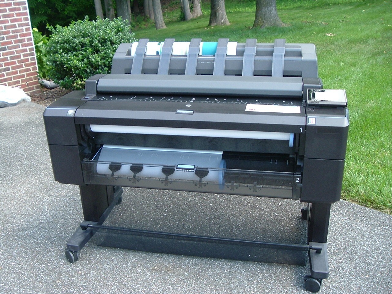 36" Plotter +Scanner HP DesignJet T2500 eMFP(CR358A)  NEW PrintHead & INK. USA