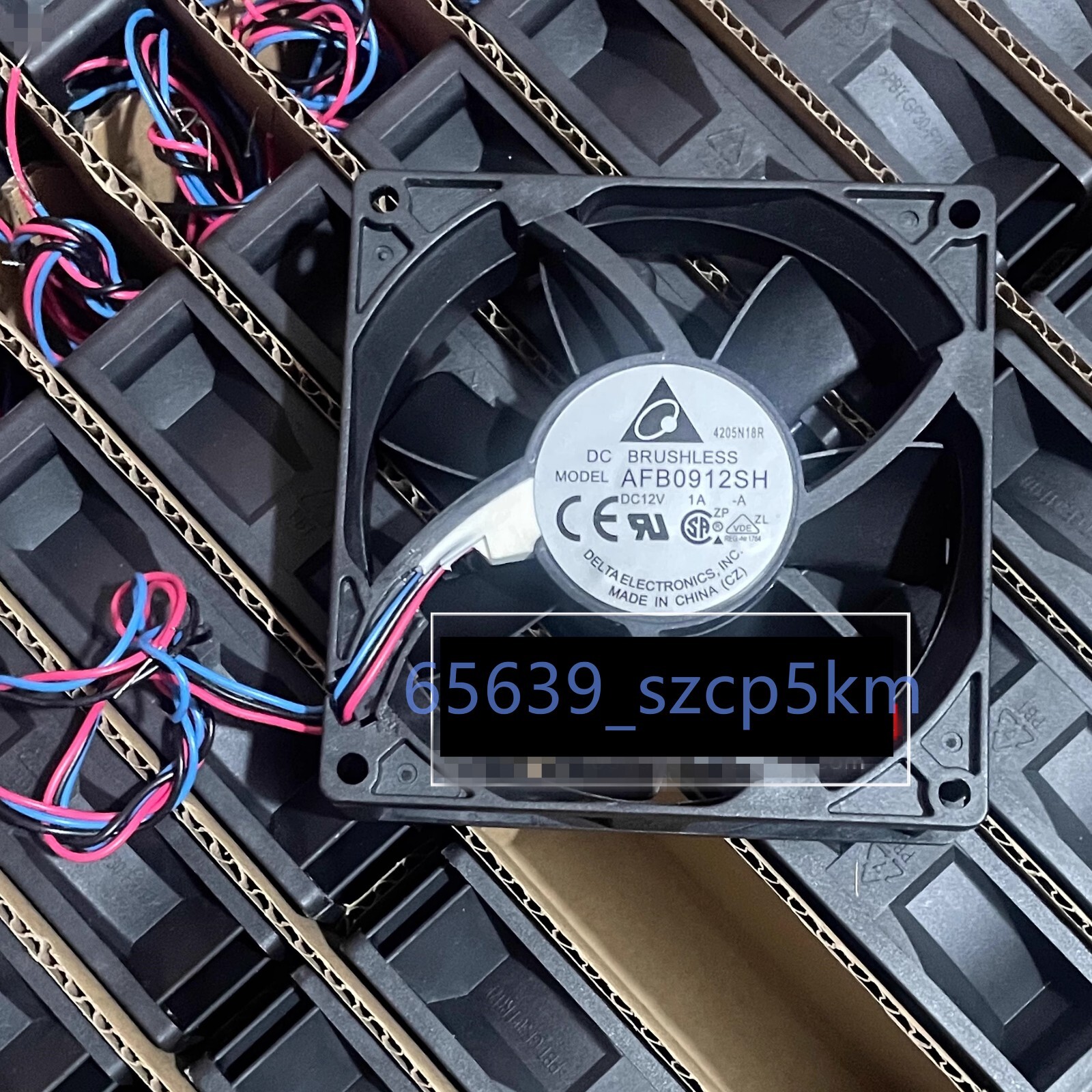 Delta AFB0912SH 92X25mm 12V 1A 3-wires Ball Bearing 9CM waterproof cooling fan