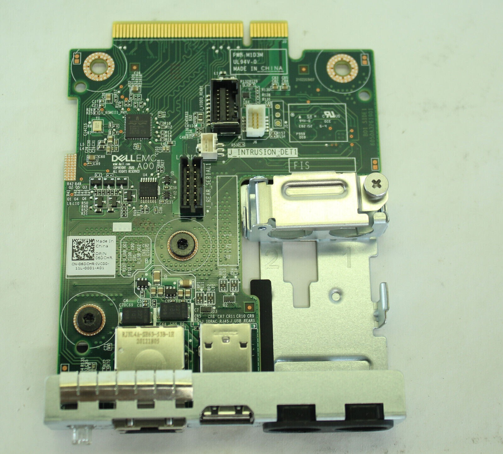 New Genuine Dell EMC PowerEdge M1D3M-UL94V-0 Network Card DP/N TD6MR 6DCHR