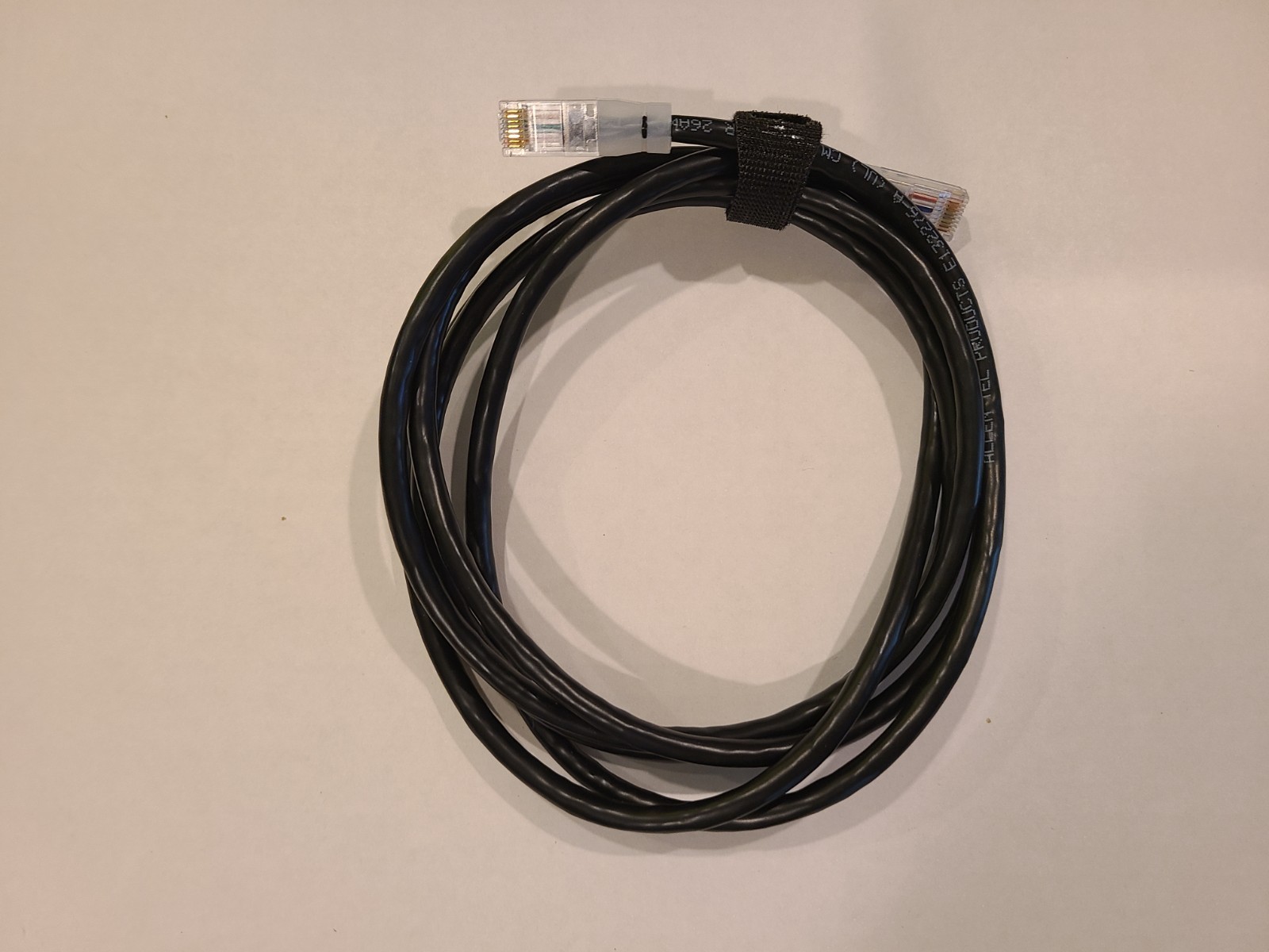Allen Tel Cat6 Patch Cable - Black - 7ft