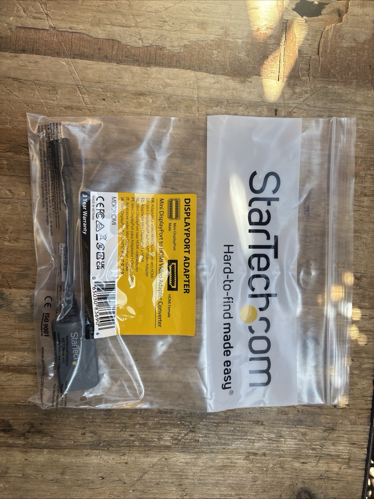 Lot of 8 New StarTech Mini Display Male to HDMI Female A/V Adapter MDP2HDMI