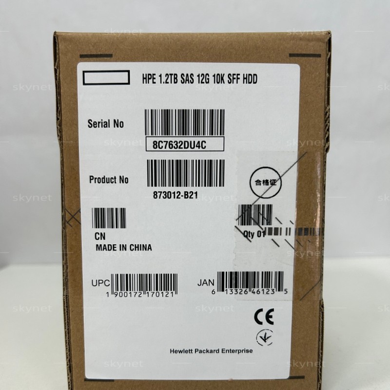 HPE 1.2TB 873012-B21 876036-001 12G 10K 2.5'' SAS SFF ST DS Hard Drive HDD NEW