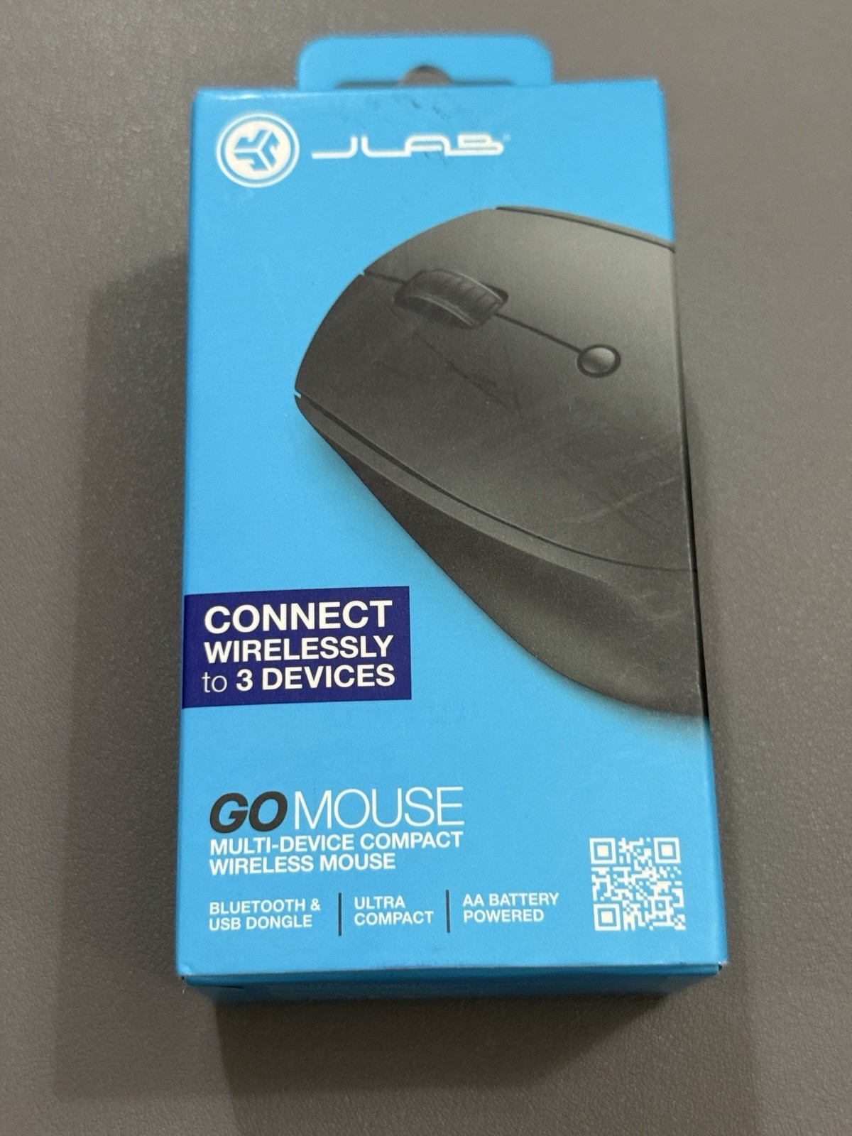NEW JLab Go Wireless Mouse Multi-Device, Compact