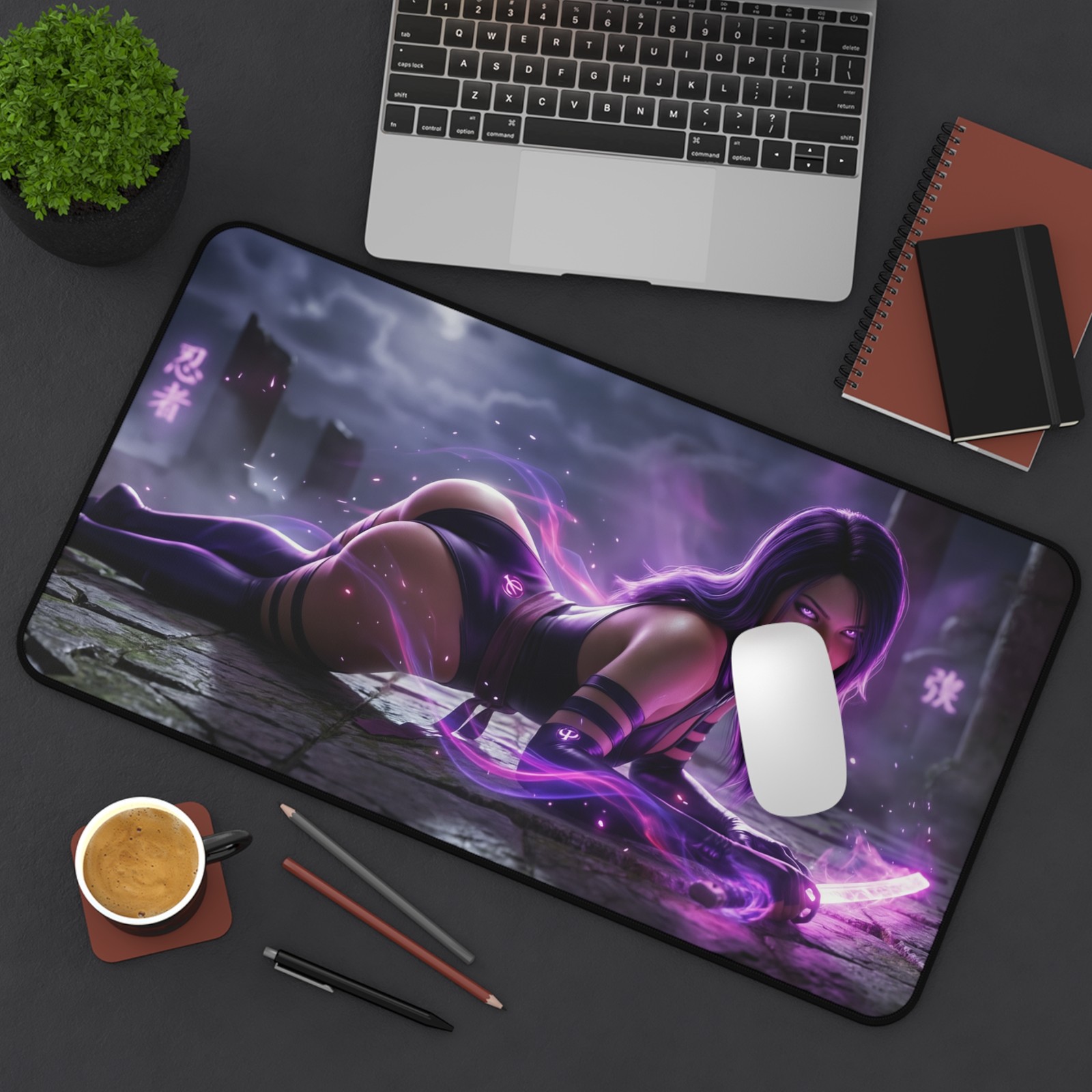Psylocke Mouse Pad, Marvel Desk Mat, Gamer Room Decor
