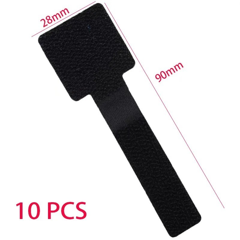 Self Adhesive Cable Organizer Straps Reusable Wire Ties Cord Holder Desk