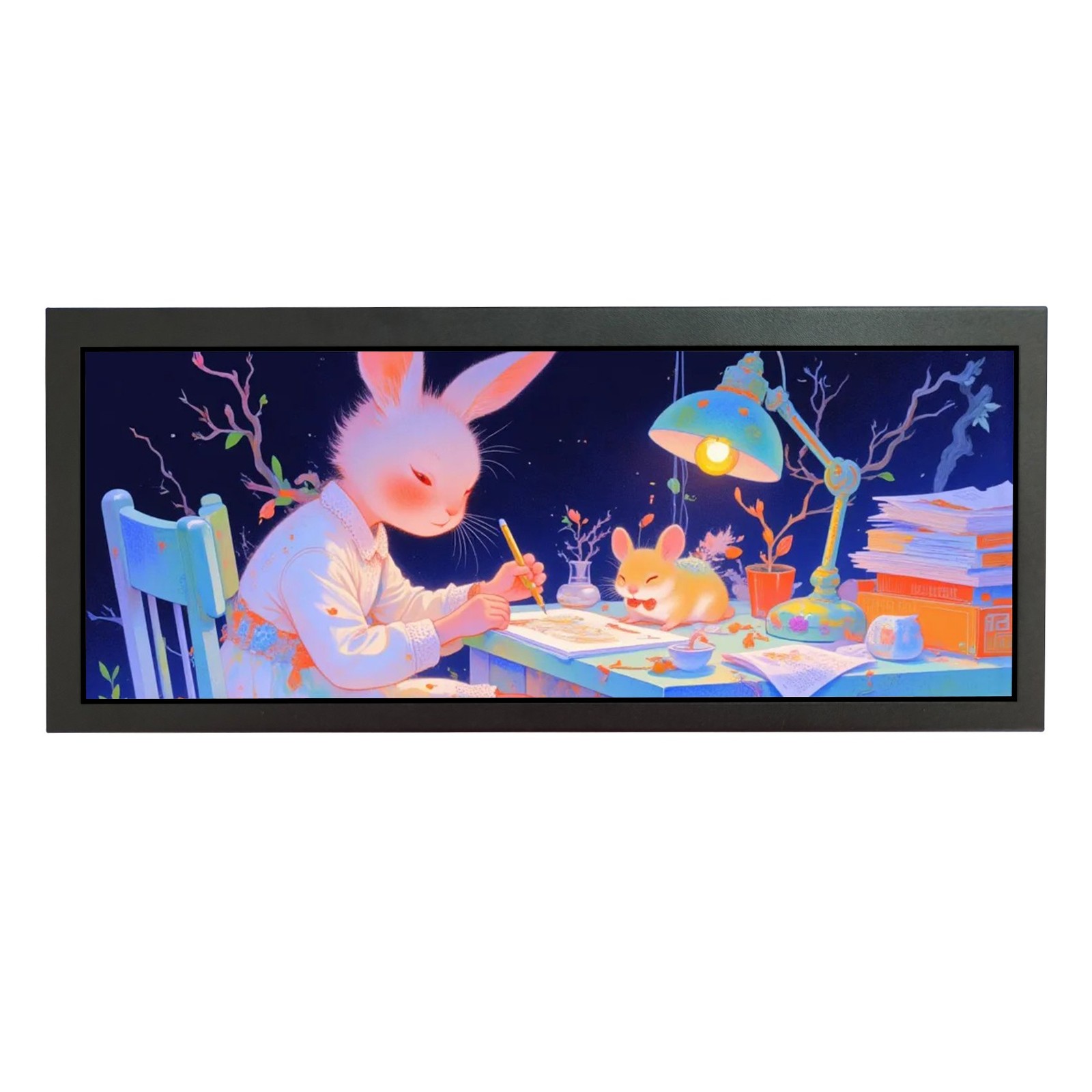 12.3inch 1920x1080 IPS LCD Monitor Auto Play Copy Video LCD Display USB Port