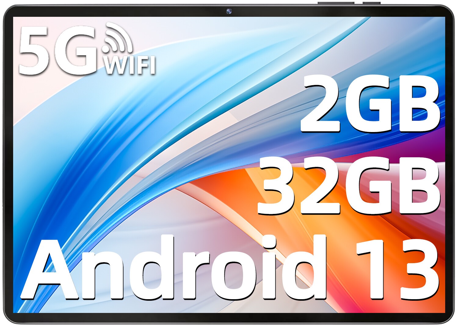 SGIN 10.1 Inch Tablet 2GB RAM 32GB ROM Android Tablet Quad-Core IPS Screen
