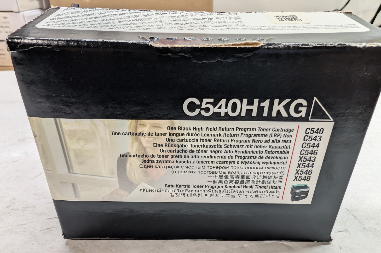 Genuine Lexmark C540H1KG Black High Yield Toner C540 C544 X544 X546 NOS