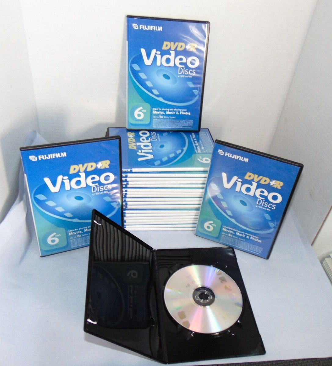Fuji, Fujifilm DVD-R, 23 with case Blank 120 Min, 4.7 GB, 1x to 16x