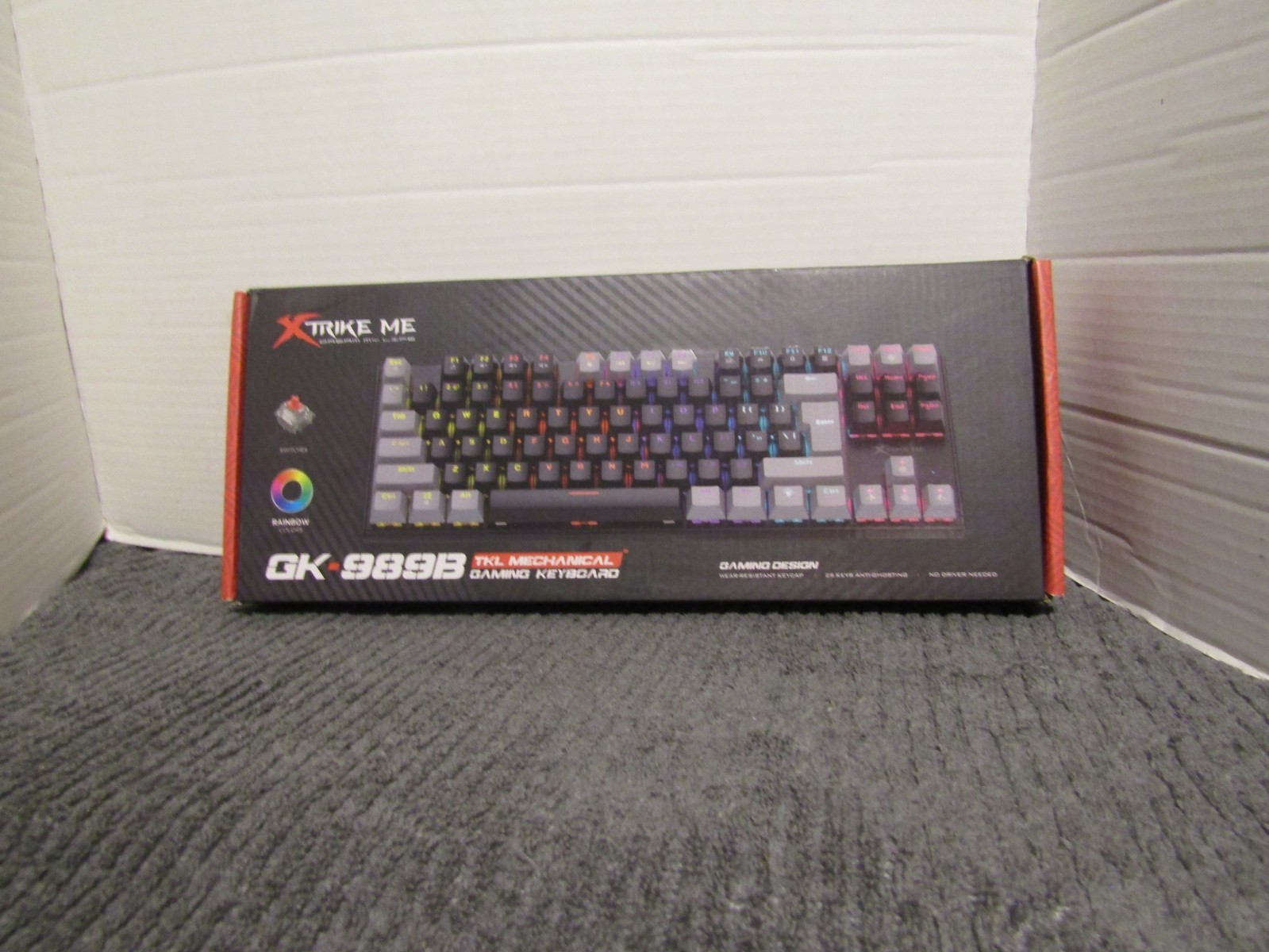 Xtrike Me 87-Key Mechanical Gaming Keyboard GK-989B