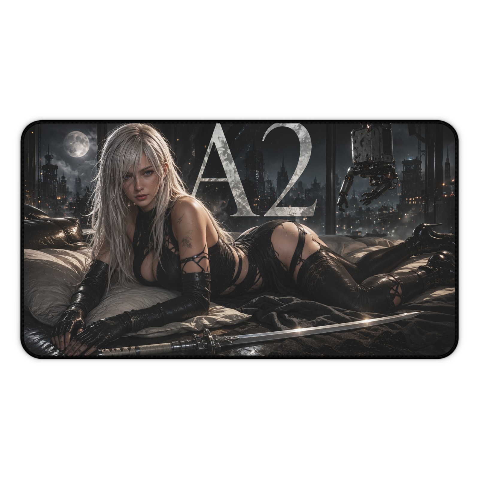 A2 NieR Mouse Pad, XXL Gaming Desk Mat, Android Heroine Desk Pad