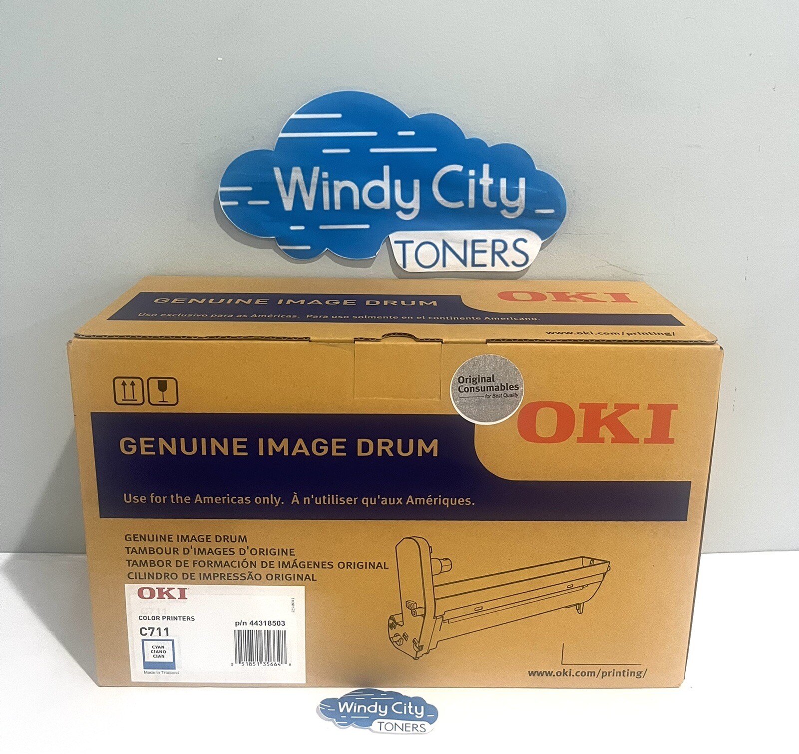 OKI C711 Image Drum Unit 44318503 Cyan 20K pages Genuine New