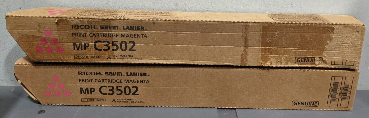 Ricoh Genuine Toner Bundle of 2 MP C3502 - 841737