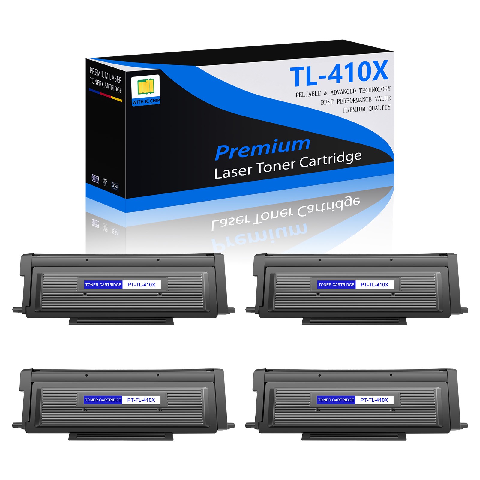 4PK TL-410X Toner Cartridge Compatible with Pantum M7200FDW M6802FDW M7102DN