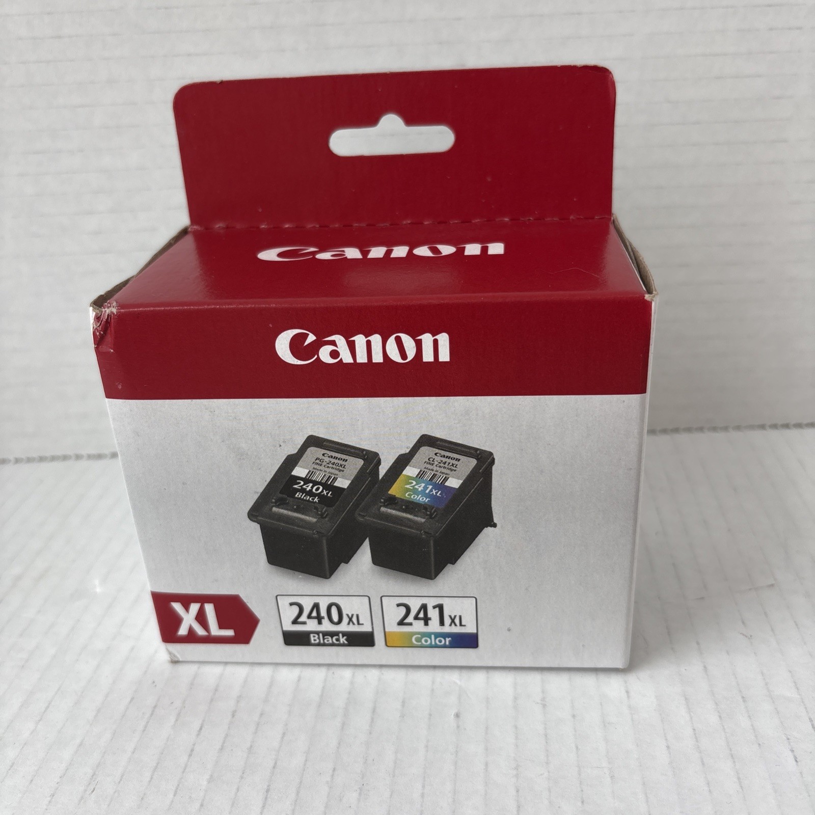 OEM Canon PG-240XL Black & CL-241XL Color High Yield 2-Pack Ink Cartridges NEW