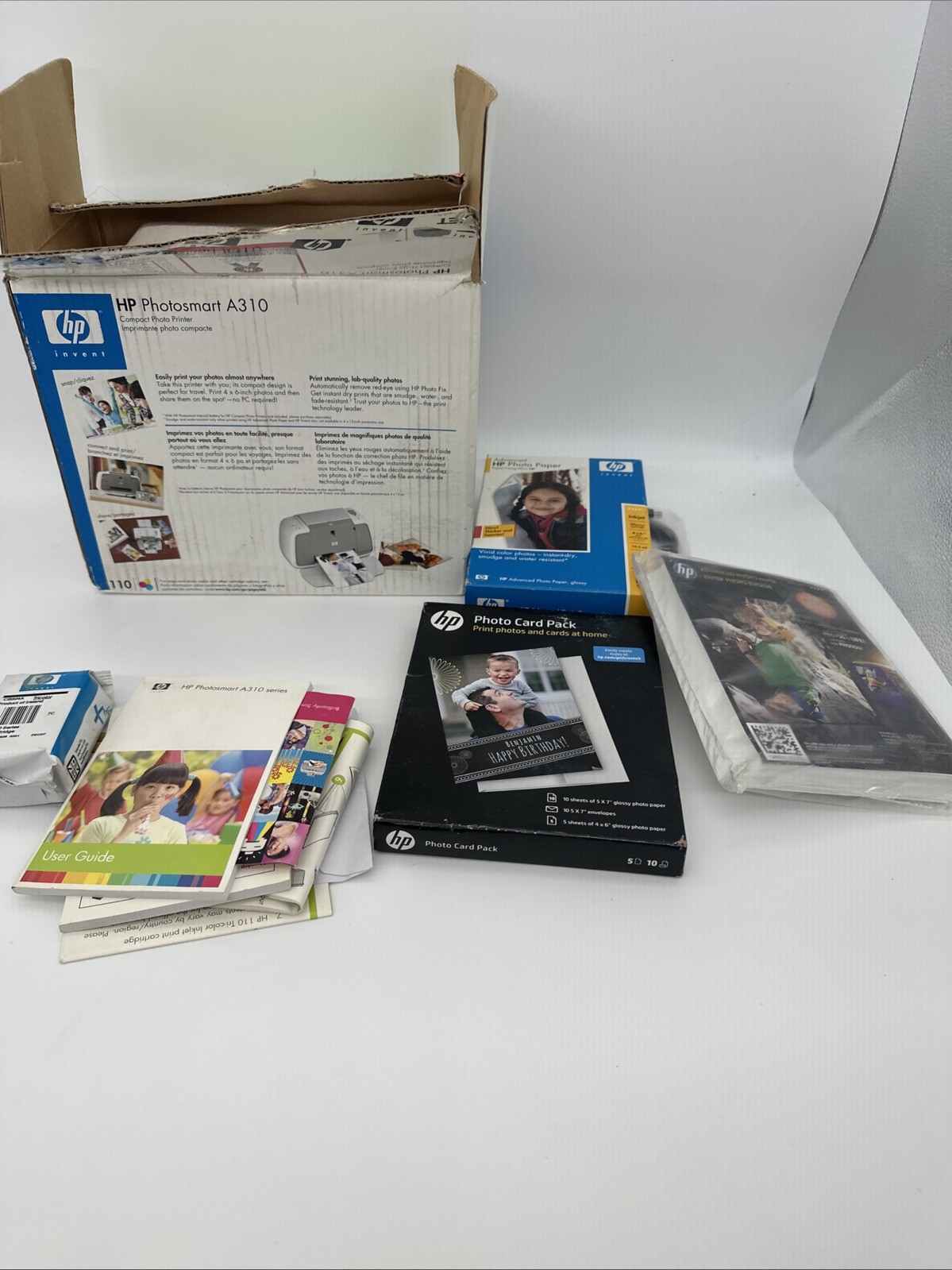 HP Photosmart A310 Printer Q8472A - With Accessories See photos
