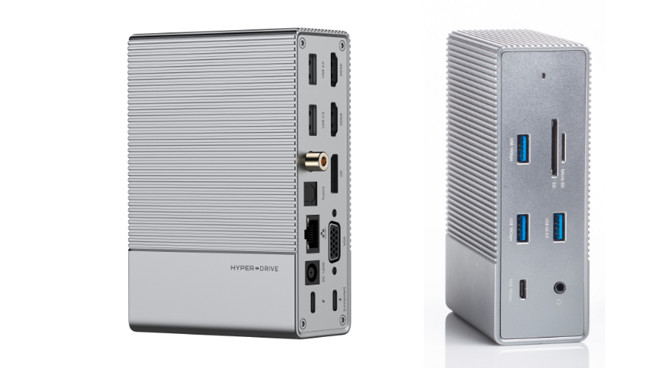 Hyper Drive - Gen2 USB-C Hub - 18 ports - Media HUB Docking Station