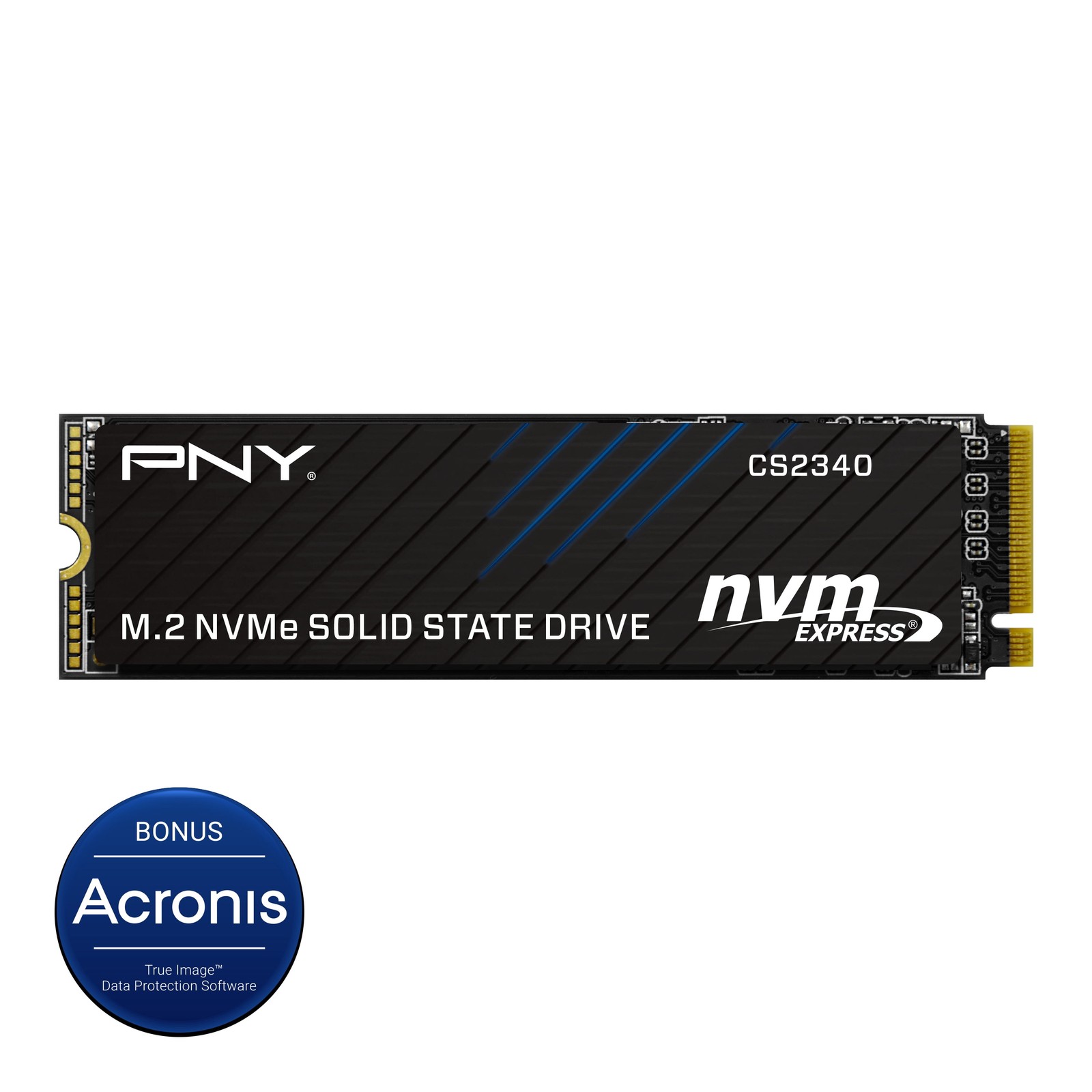 PNY CS2340 1TB M.2 2280 NVMe PCIe Gen4x4 Internal SSD, 7400MB/s Read, 6100MB/s