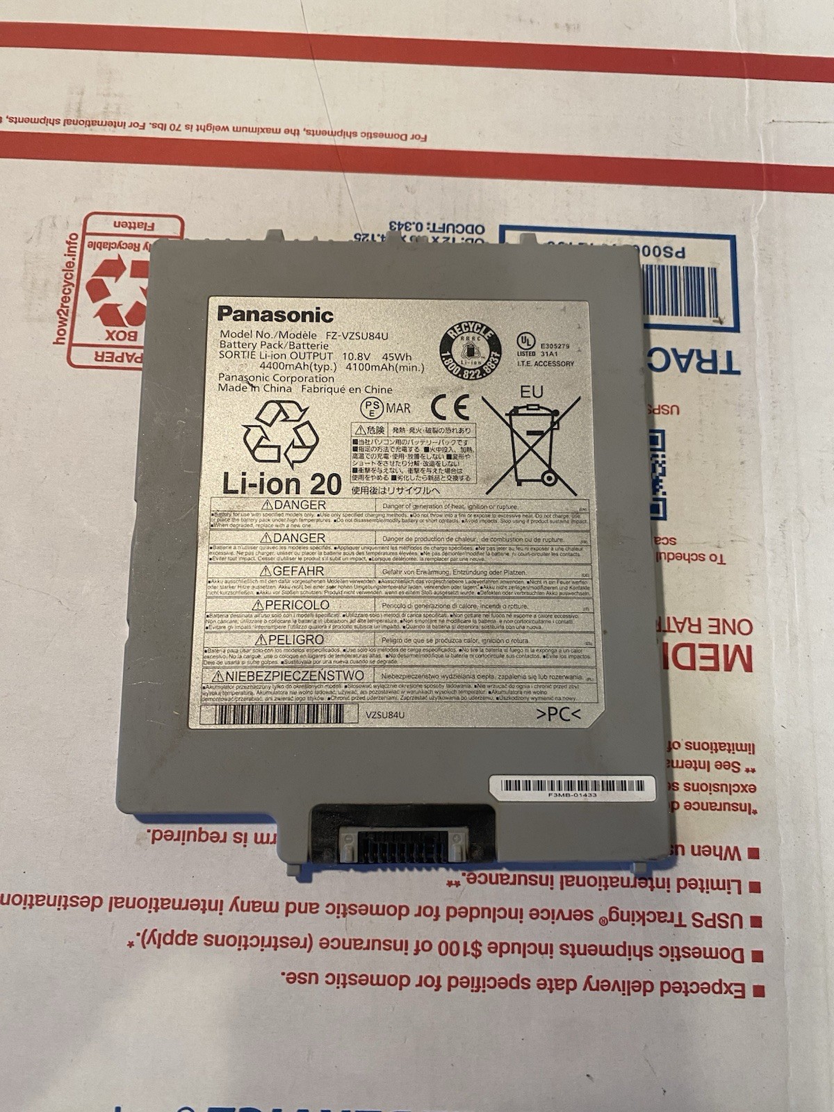 Genuine FZ-VZSU84U Battery for Panasonic Toughpad FZ-G1 FZ-G1AABDX FZ-VZSU84R