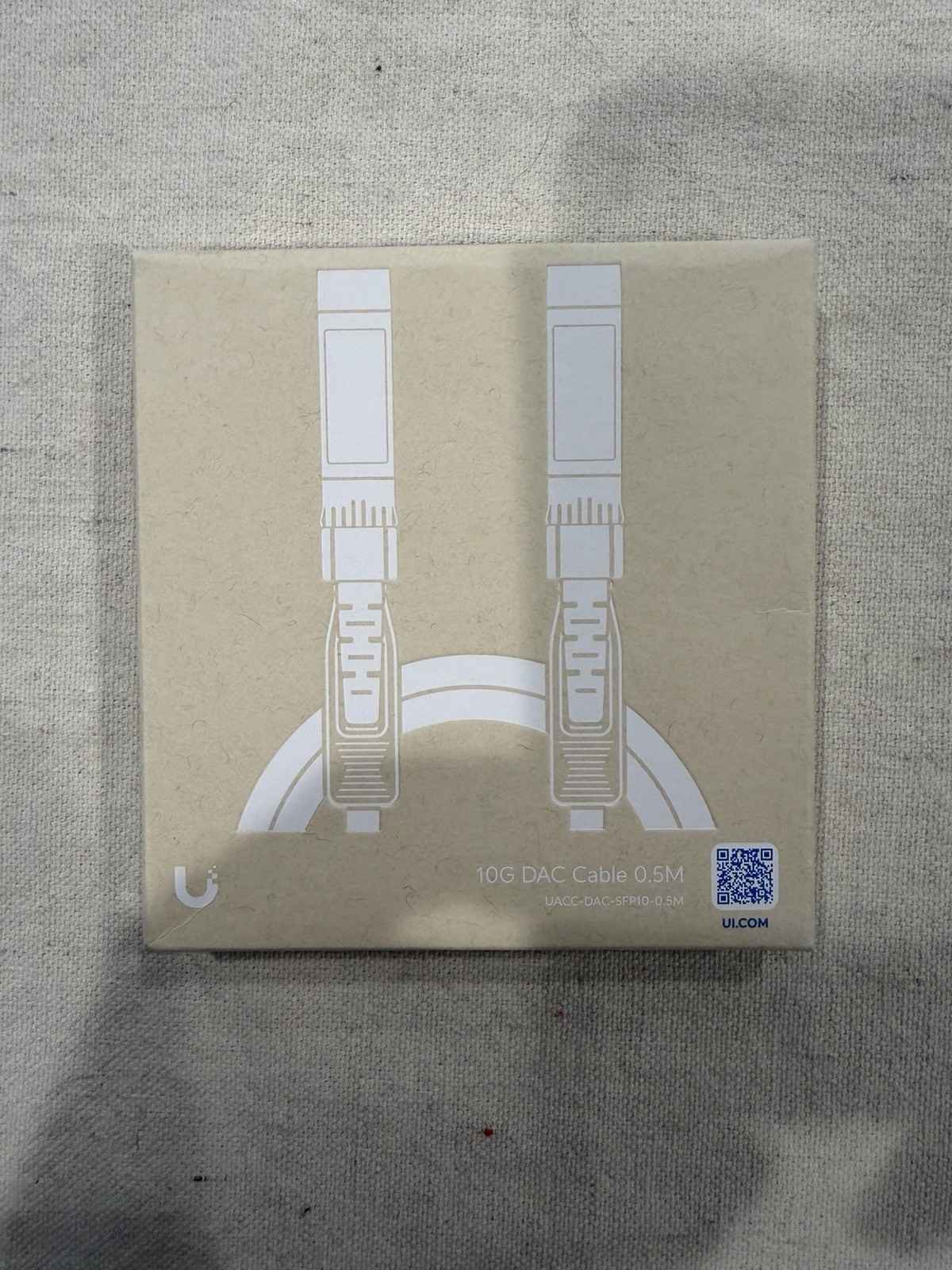Ubiquiti UACC-DAC-SFP10-0.5M 10G SFP+ Direct Attach Cable – 0.5m – NEW