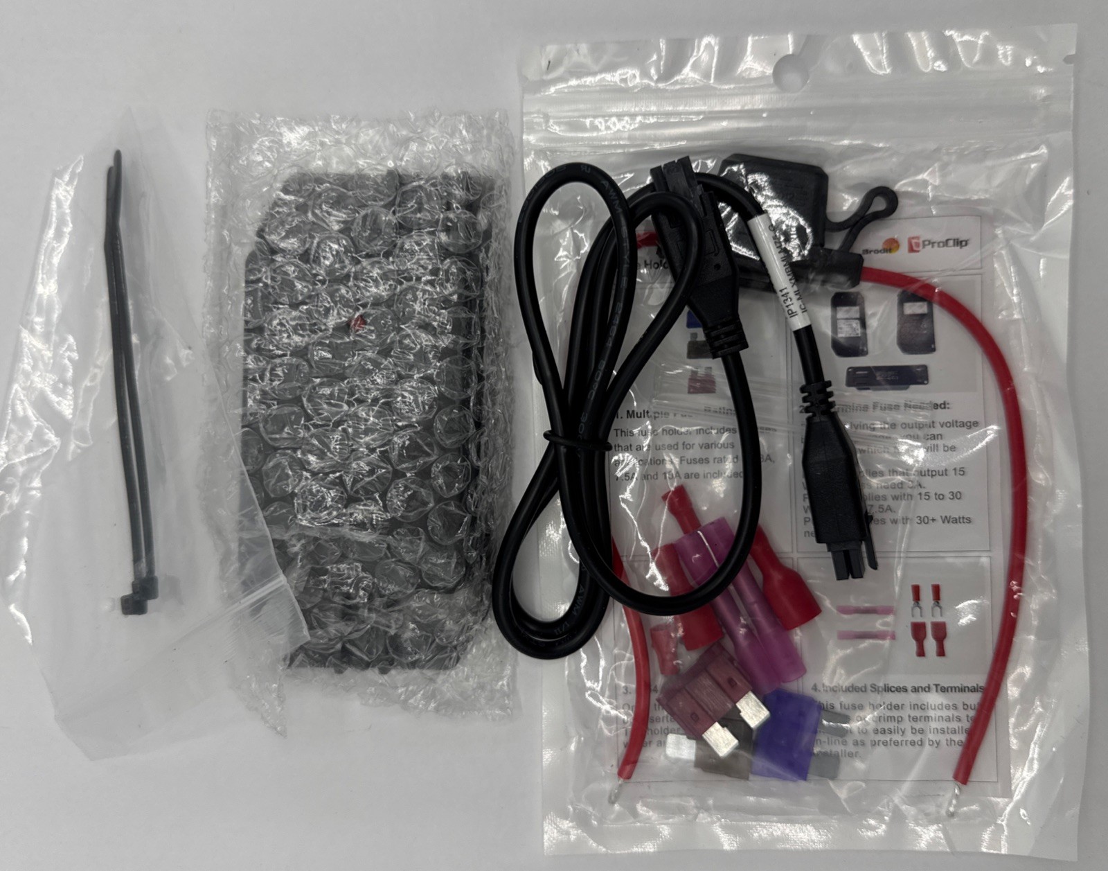 NEW Brodit ProClip Hard-Wired Power Supply 12-48V Input 12V 3A Output for ZEBRA