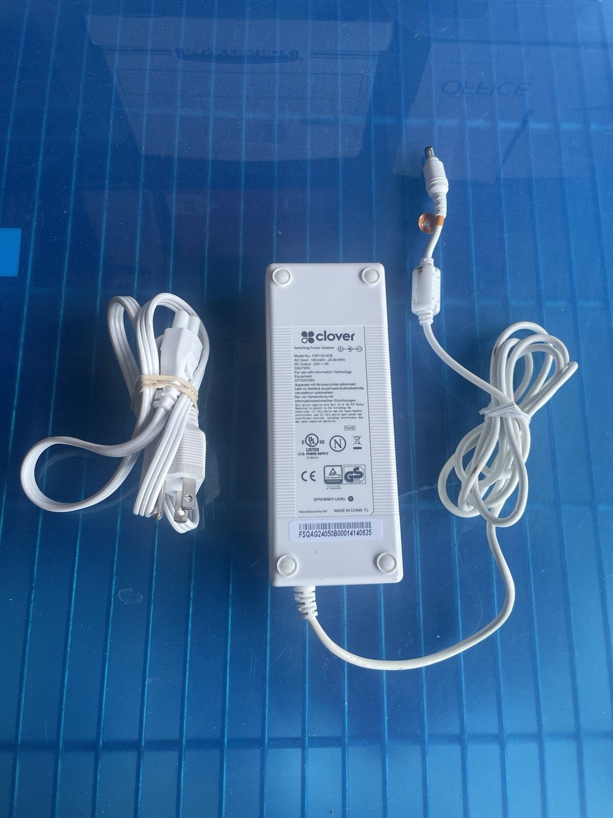 Genuine Clover Station AC Adapter Power Supply~ FSP120-ACB 24v 5a OEM