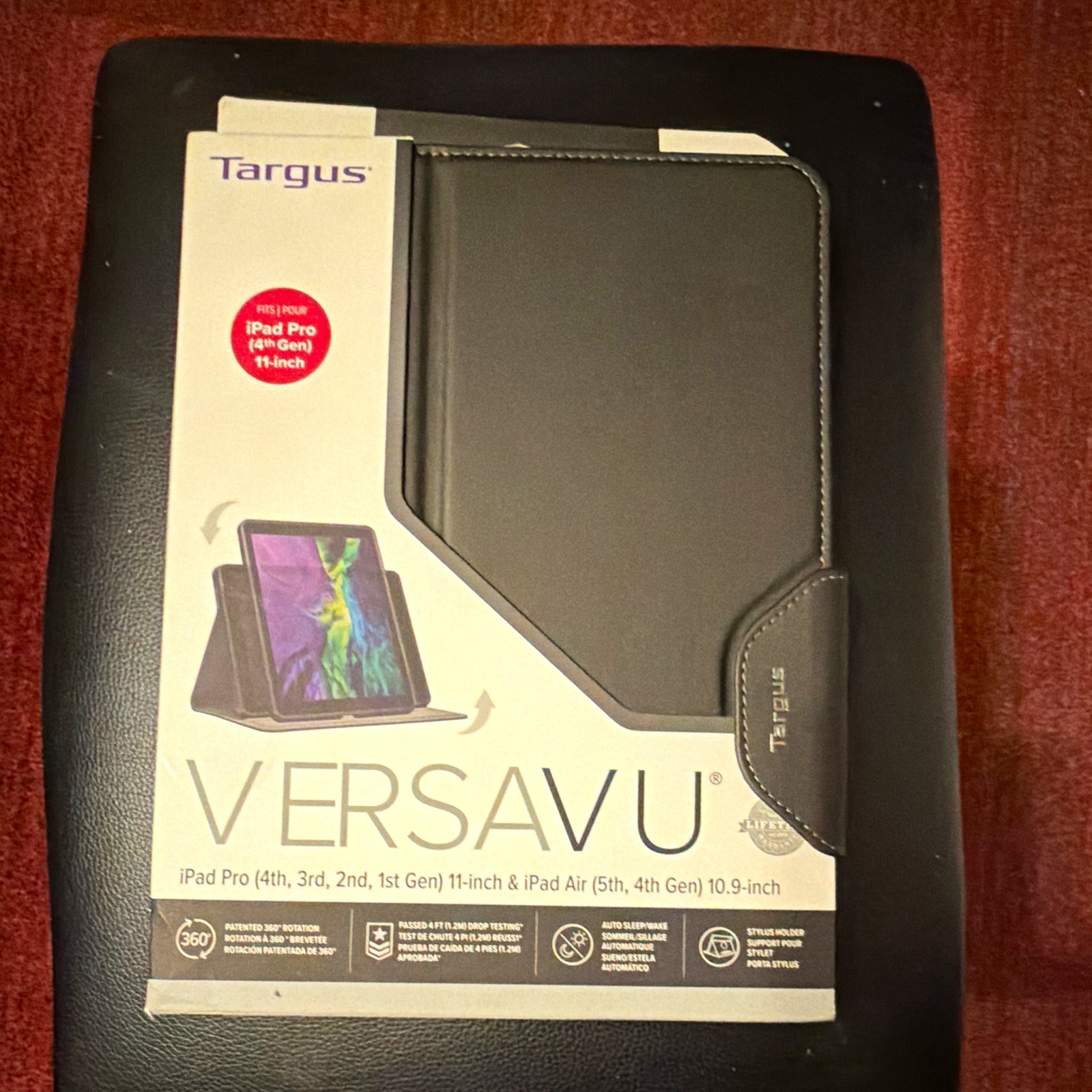 Targus VersaVu Rotating Case Black for iPad Pro 11/iPad Air 10.9 THZ867GL
