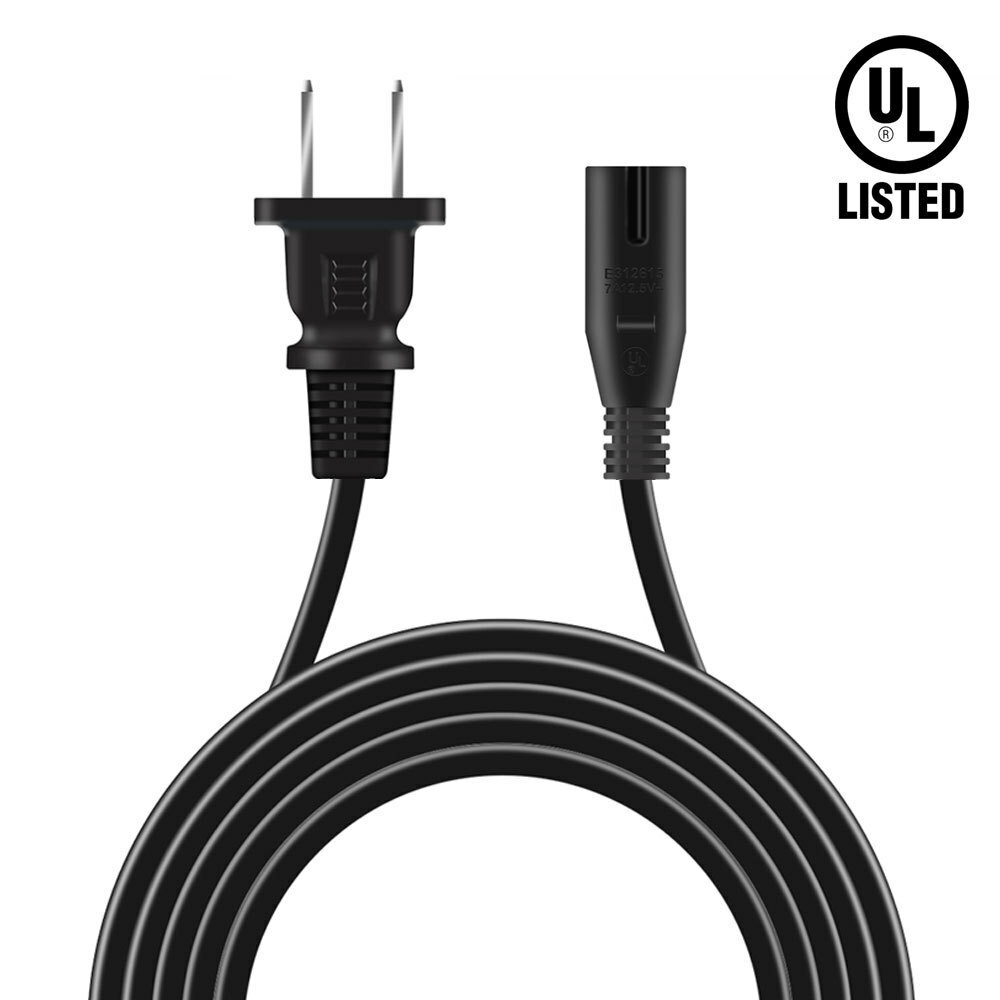 5ft UL AC Power Adapter Cord Cable Lead for LG RC897T XBR716 BH200N RC700N VCR