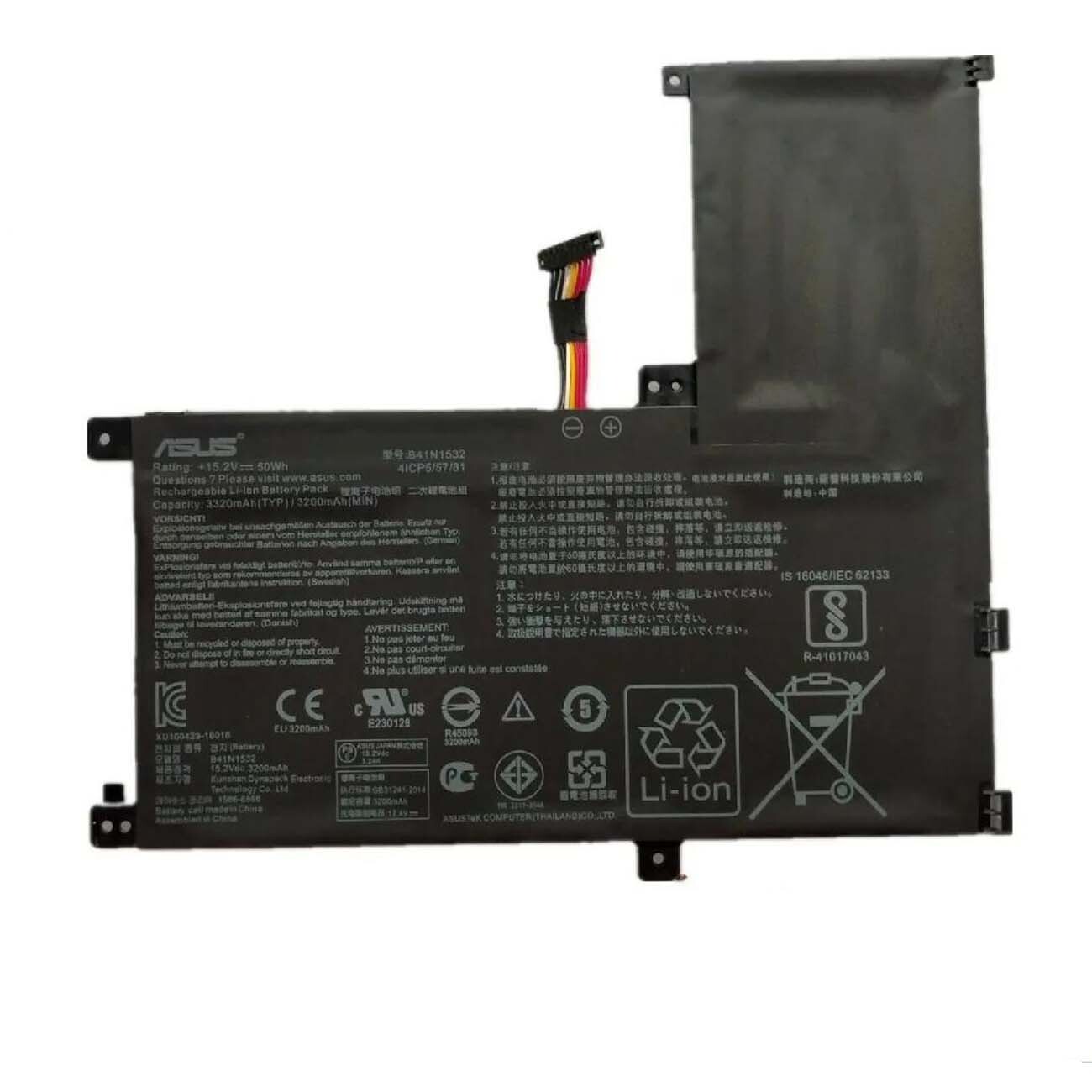 Genuine Laptop Battery B41N1532 For ASUS Zenbook UX560 UX560UA UX560UQ Q504UAK