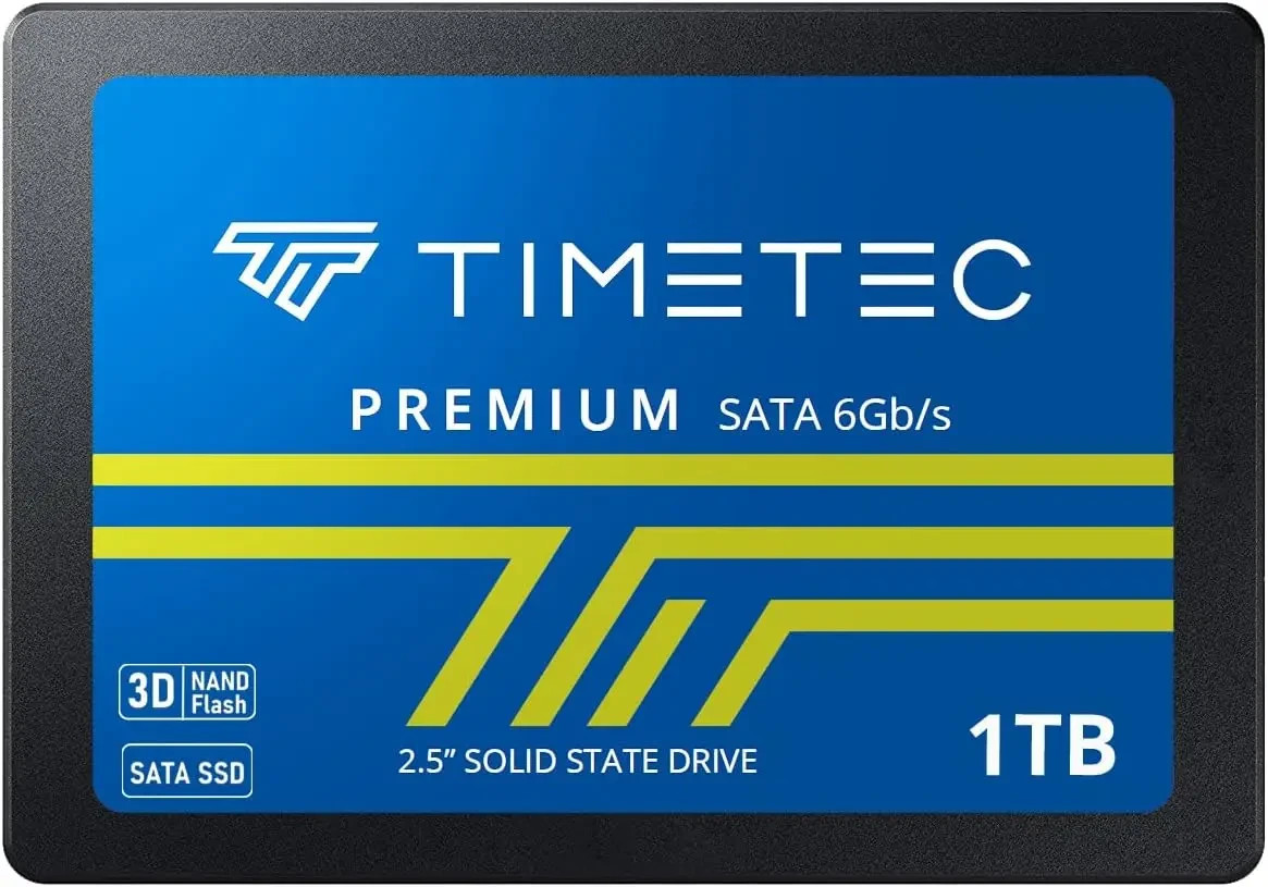 Timetec 1TB SATA SSD 2.5" TLC - Brand-New Bulk Package