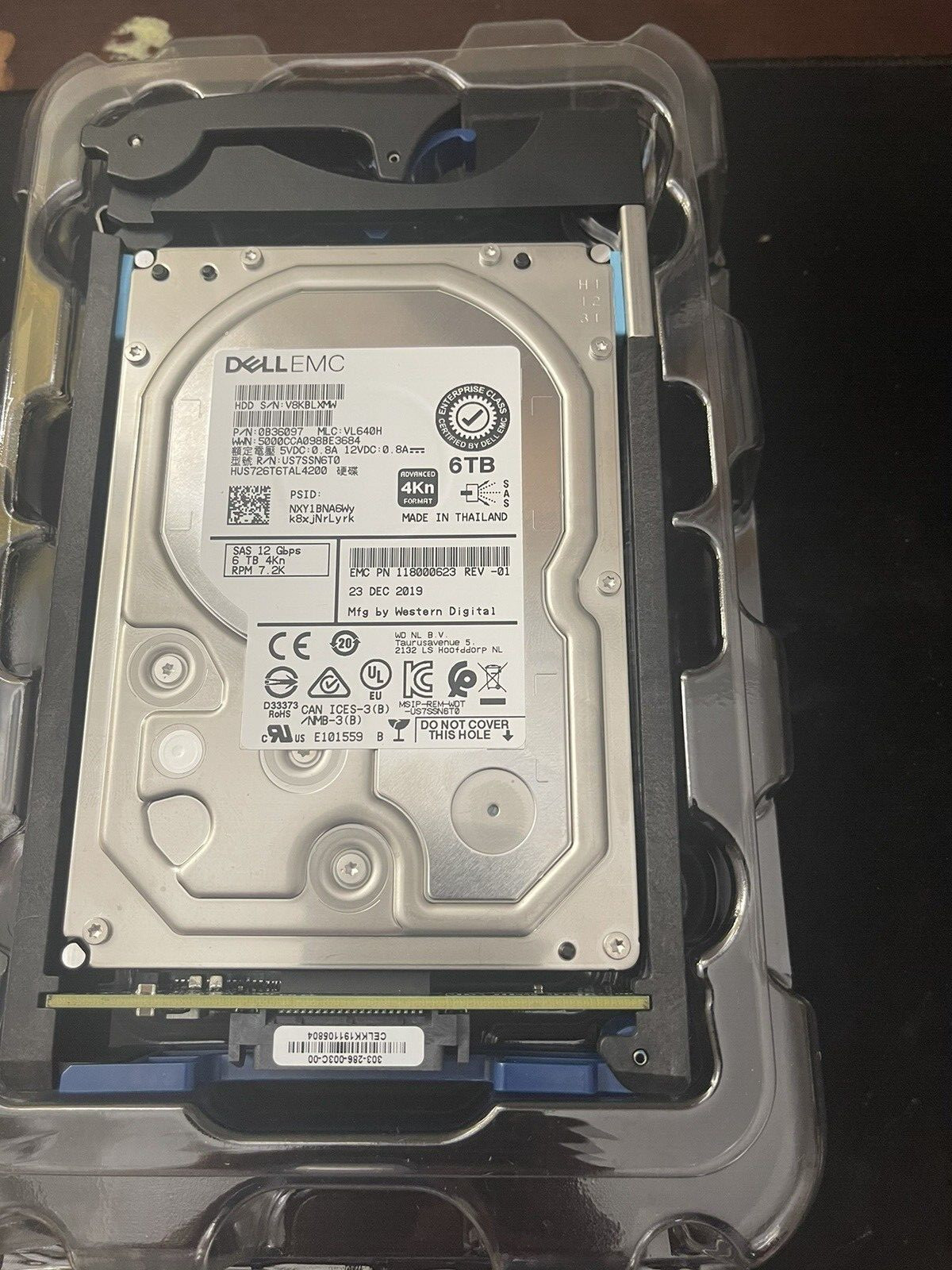 EMC Hard Drive - 6 TB - SAS 12Gb/s - NL - 7200 RPM - Buffer: 128 MB