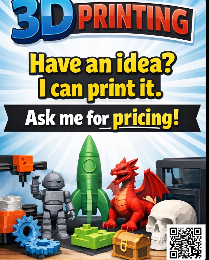 Request a 3d print and I will make(50 dollars not final price depends on print).