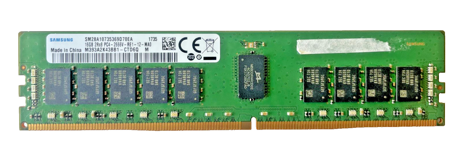 Samsung 16GB (1x16) DDR4 Server RAM 2666 MHz  (M393A2K43BB1-CTD6Q)