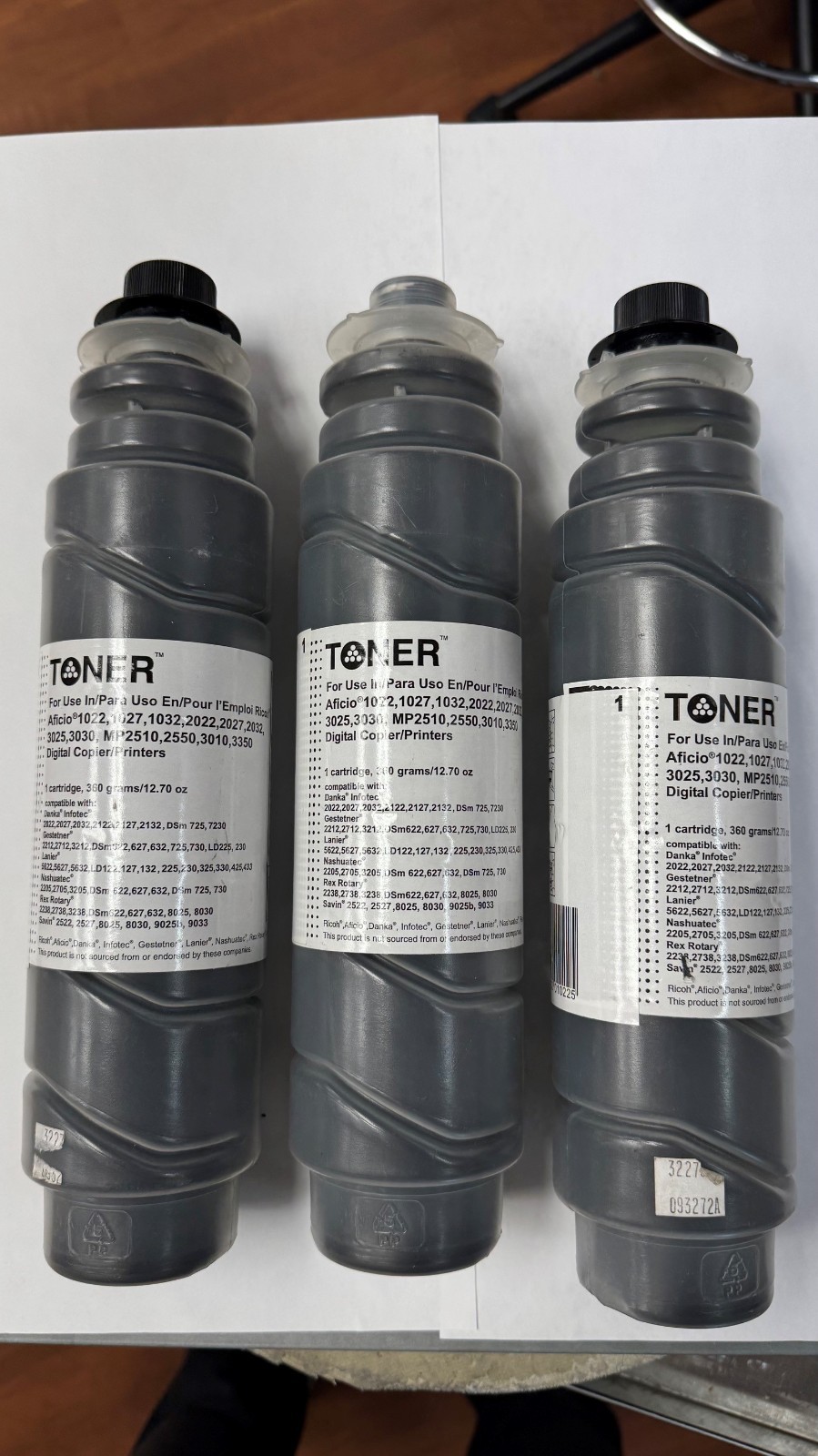 LCL Compatible Toner Cartridge Replacement for Ricoh 841337 (Pack of 3)