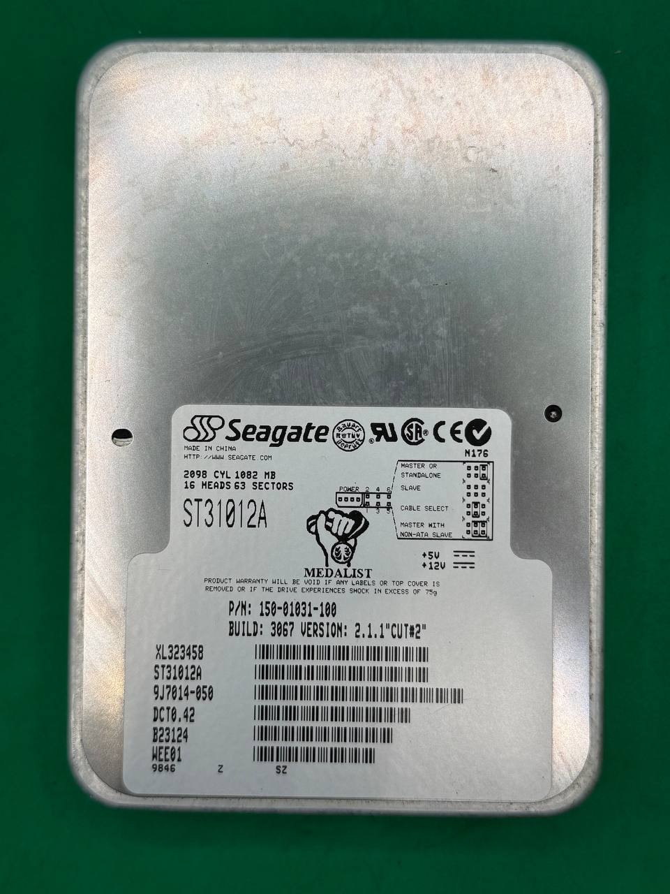 Seagate Medalist ST31012A 1.08GB 3.5" IDE PATA Hard Drive RE