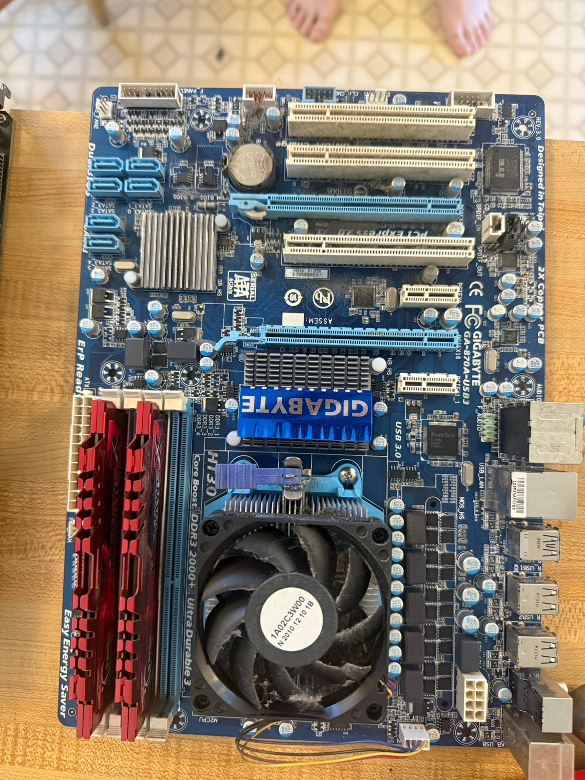 GIGABYTE GA-78LMT-USB3 MicroATX AM3+ AMD DDR3 Motherboard USB 3.0