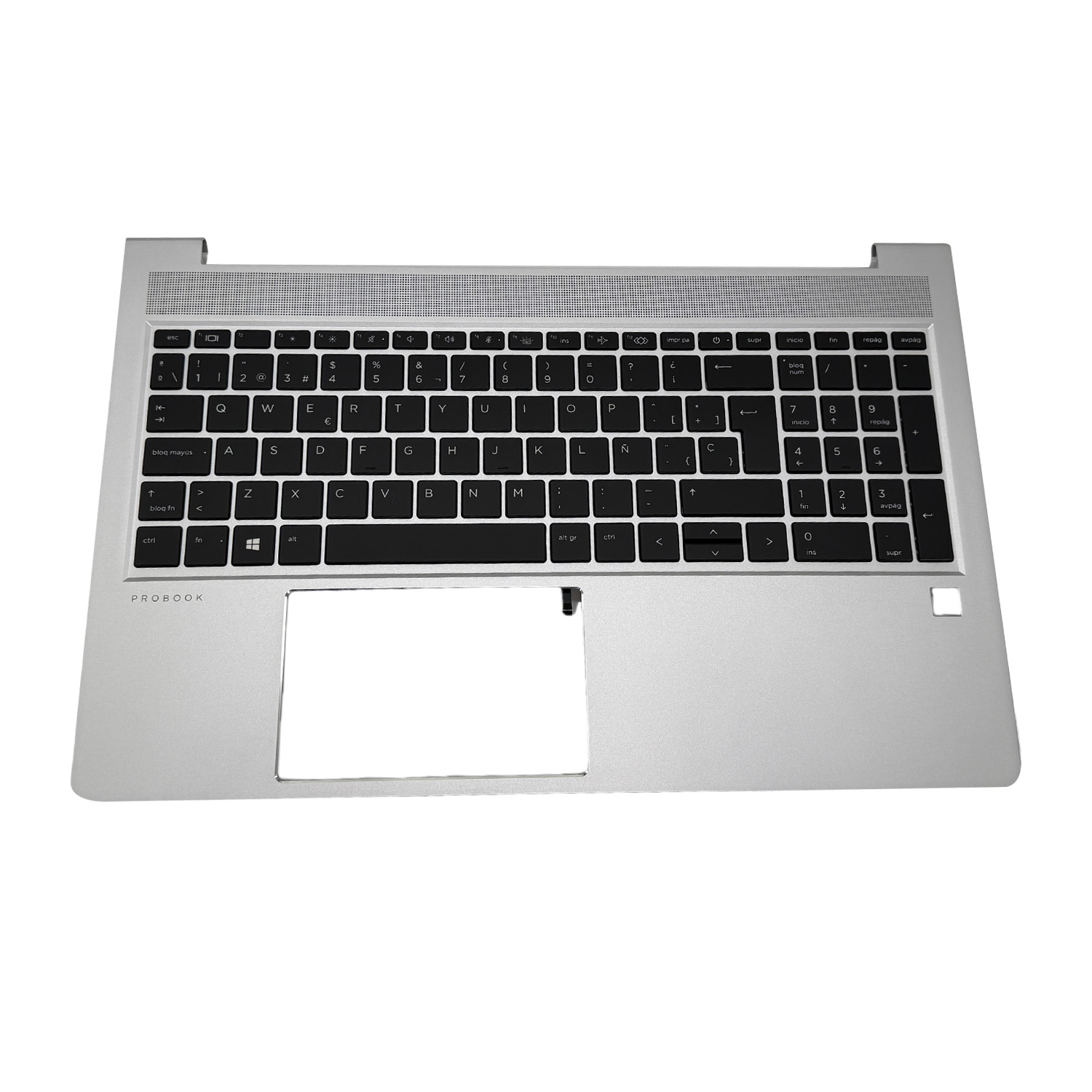 New Latin Spanish Keyboard Palmrest Upper Case for HP ProBook 450 G8 455 G8 US