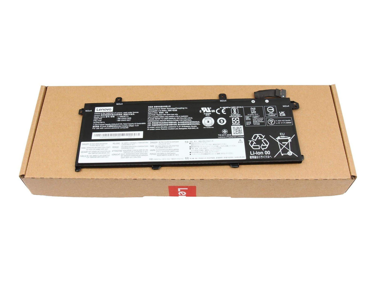 Lenovo L18M3P73 Battery 51Wh Genuine 4,370mAh ~D~