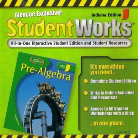 Glencoe Mathematics Pre-Algebra: StudentWorks PC MAC CD interactive Student text