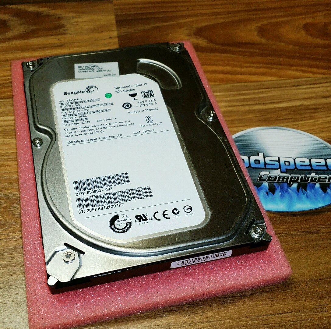 Dell Optiplex GX620 - 500GB SATA Hard Drive - Windows XP Home Edition