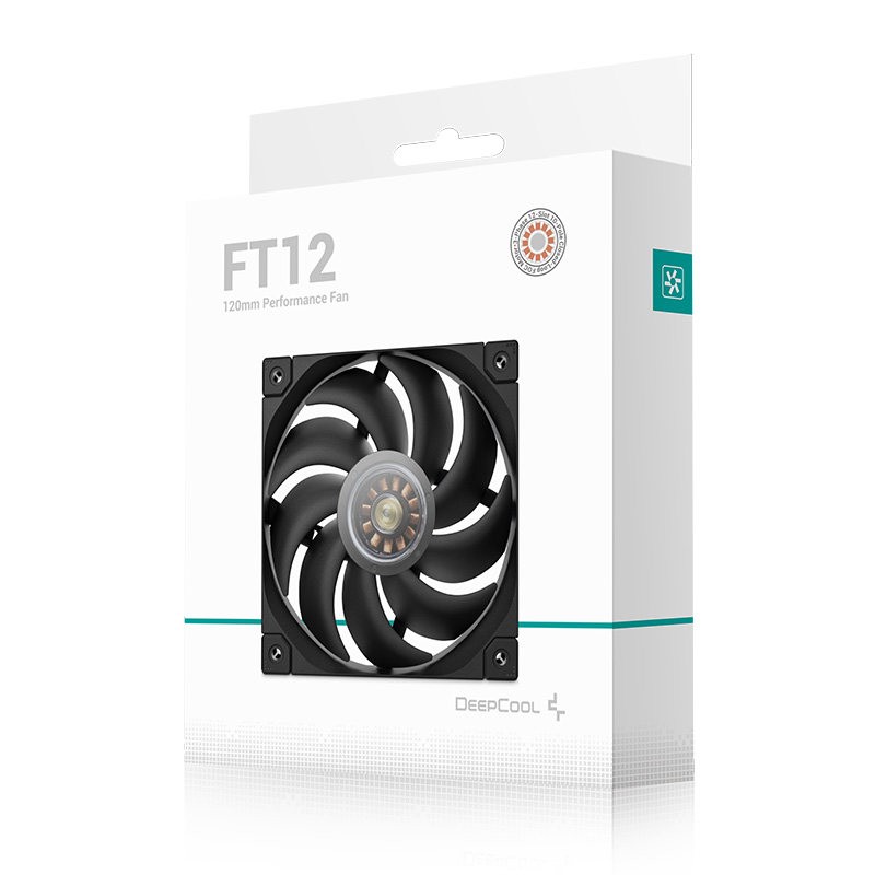 DeepCool FT12 120mm Case Fan 4-Pin PWM High Airflow Quiet PC Cooling Fan