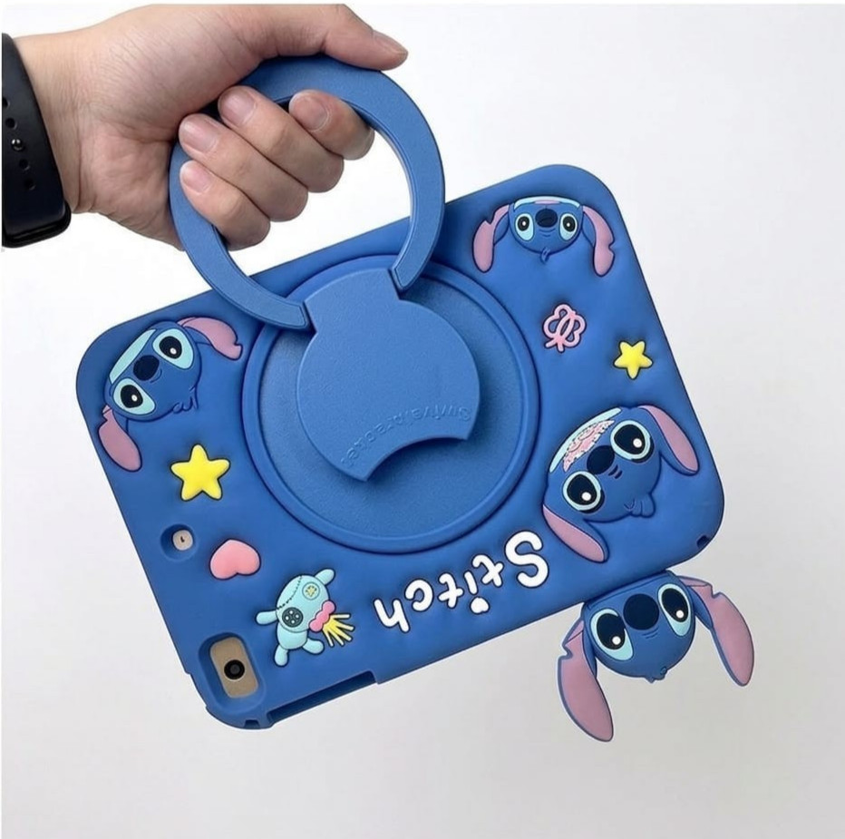 Sanrio Stitch Silicone Case for Samsung Galaxy Tab A7 Lite 8.7" Kids Shockproof