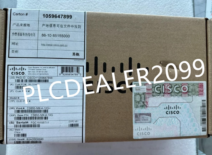 1PC New Cisco C3850-NM-4-10G Catalyst 3850 4X10ge Network Module