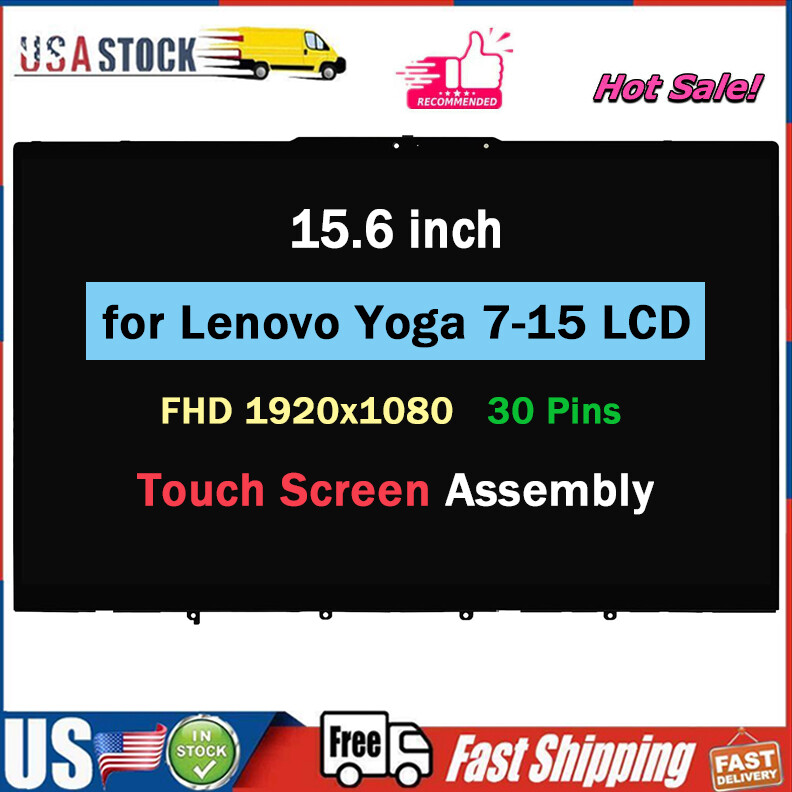 5D10S39671 5D10S39687 for Lenovo Yoga 7-15 7i-15ITL5 LCD Replacement Touchscreen