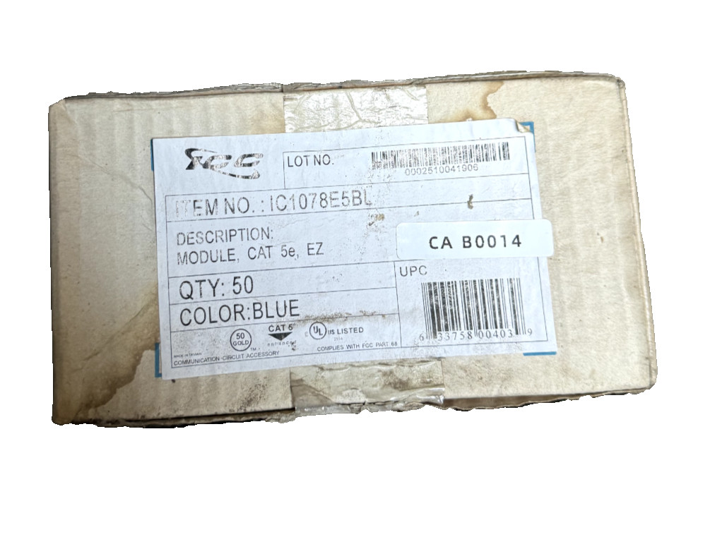 ICC IC1078E5BL Module Cat5E, pack of 50