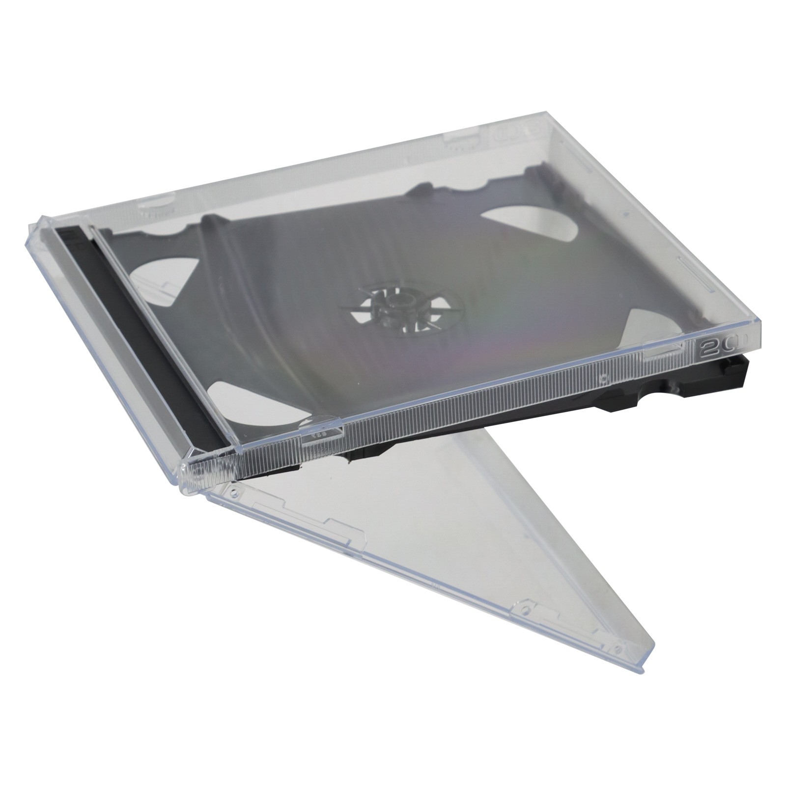 Lots STANDARD Double CD Jewel Case with Tray 10.4mm (2 CD) Lots Protectors Cover