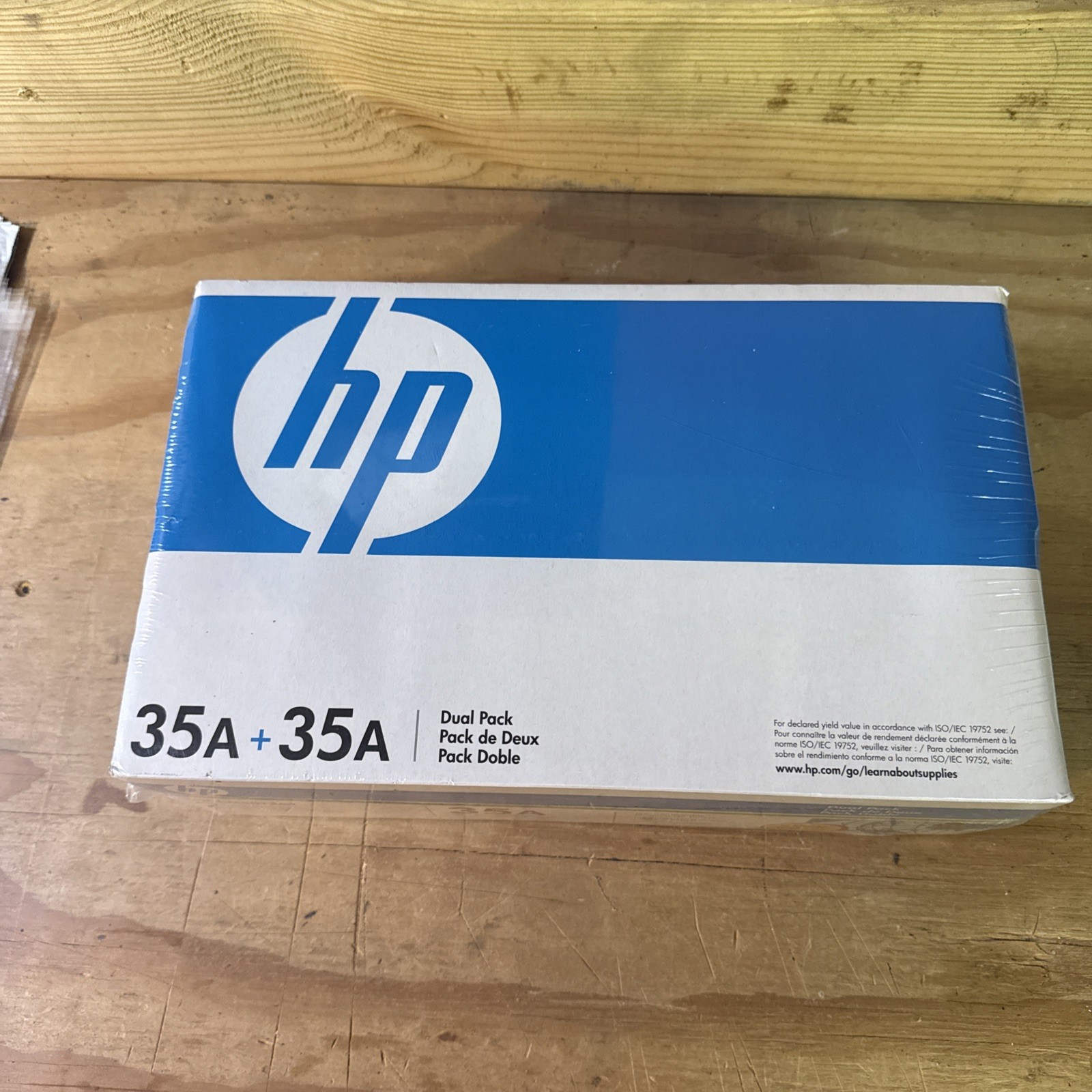 2 Pack HP Laserjet 35A CB435A Black Toner Cartridge New Sealed