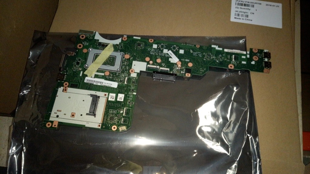 Genuine 00UR708 Lenovo Thinkpad Motherboard Intel i5-6200U No Key Win Win L560 